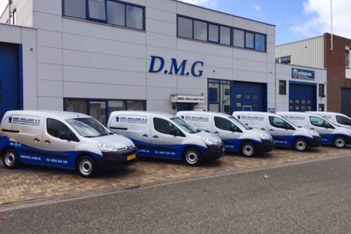 Vestiging en wagenpark van DMG Holland BV.